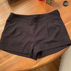 Express black dressy shorts size 6